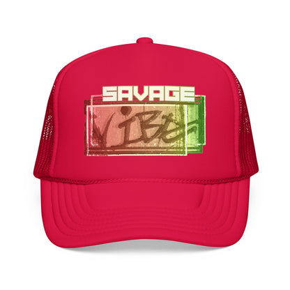 Urban Underground Collection - Bold & Big Color Vibes, Savage Vibe Foam Trucker Hat – DFT printing