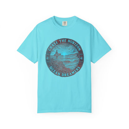 Surf & Beach Collection - Ocean Vibes Series, Chase the Horizon, T-shirt - CaliPride Clothing