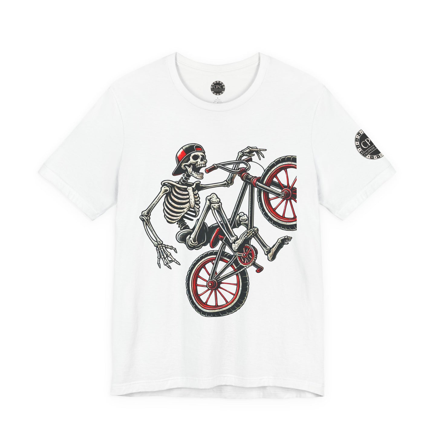 Skate & Surf Collection - Ride Til I Die, Skeleton Graphic T - Shirt - CaliPride Clothing
