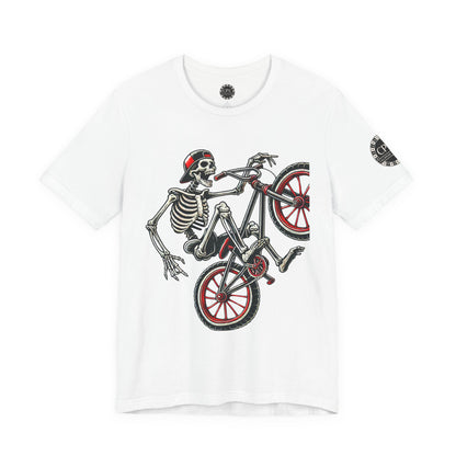 Skate & Surf Collection - Ride Til I Die, Skeleton Graphic T - Shirt - CaliPride Clothing