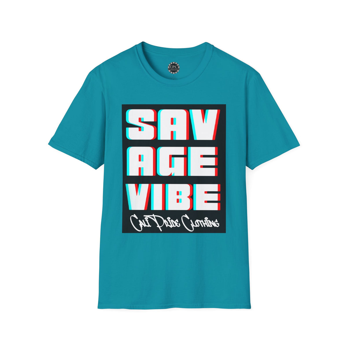 Urban Underground Collection | Savage Vibe Graffiti Block Series - 3D Anaglyph T Shirt — CaliPride Clothing