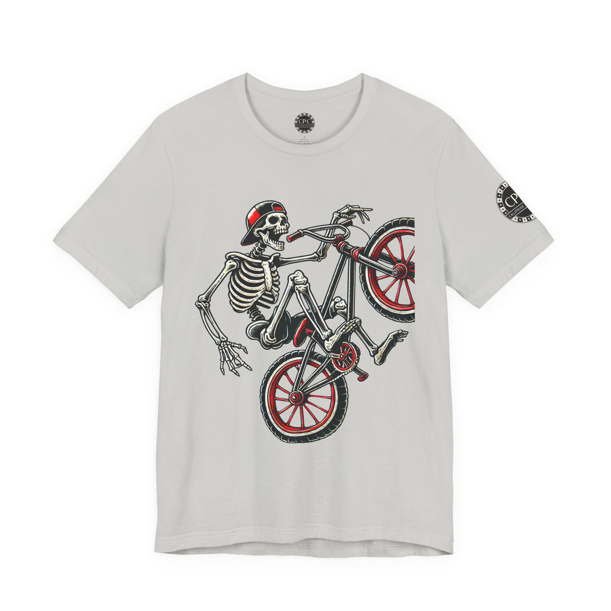 Skate & Surf Collection - Ride Til I Die, Skeleton Graphic T - Shirt - CaliPride Clothing