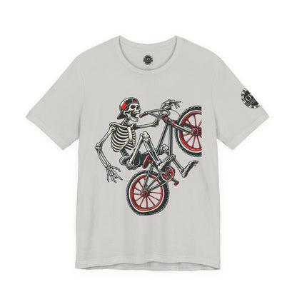 Skate & Surf Collection - Ride Til I Die, Skeleton Graphic T - Shirt - CaliPride Clothing
