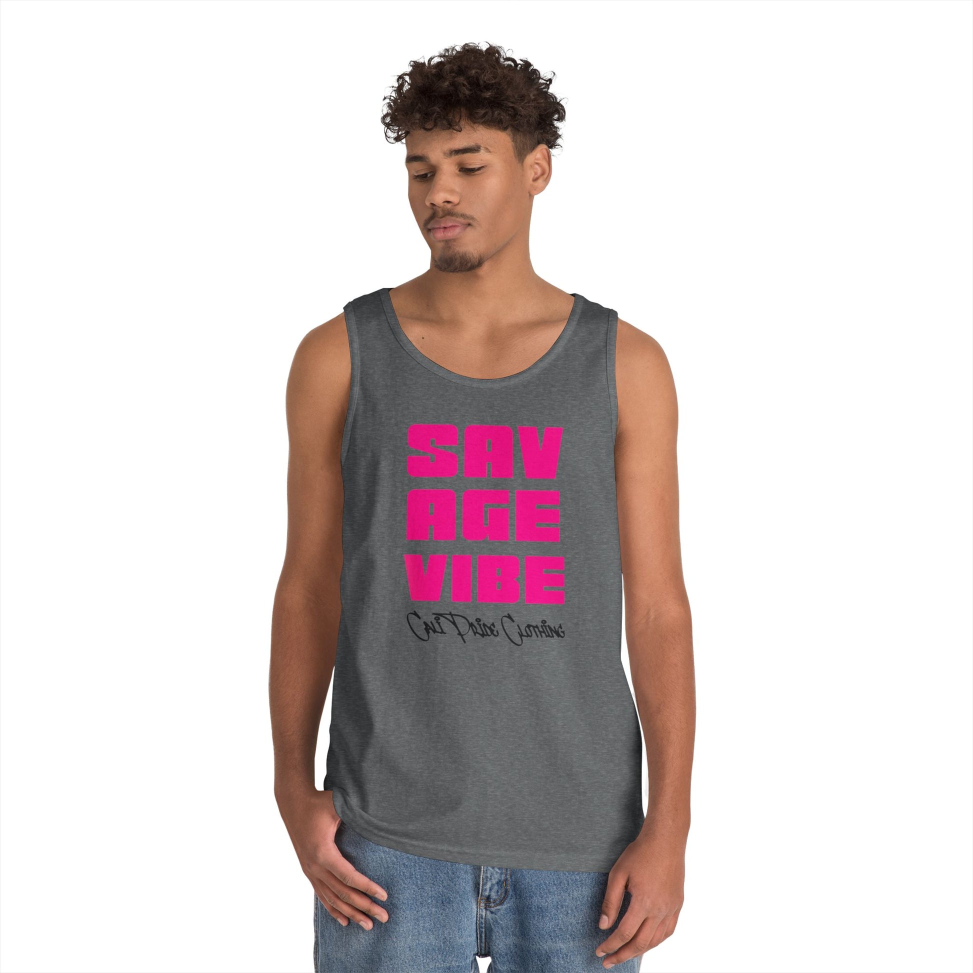 Urban Underground Collection - Savage Vibe Graffiti Block series - Multicolor Tank Tops | CaliPride Clothing