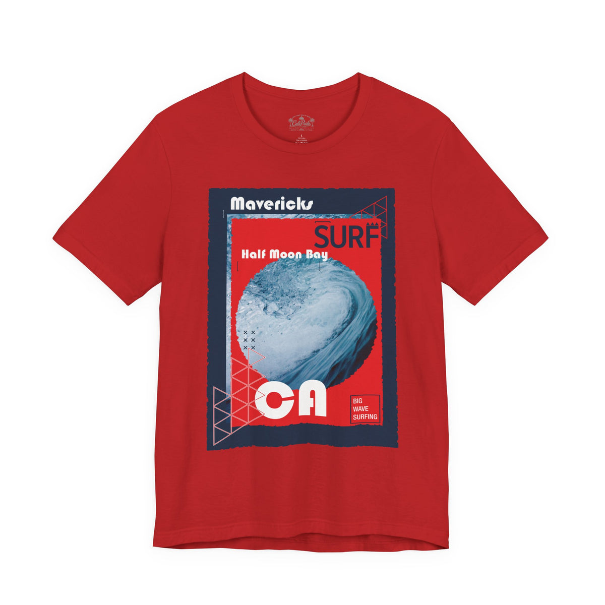 Surf & Beach Collection - Mavericks in Half Moon Bay, Graphic T-Shirt - CaliPride Clothing