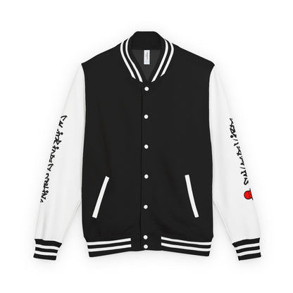 Urban Underground Collection - Savage Vibe, Bone Drop Graphic Letterman Jacket | CaliPride Clothing