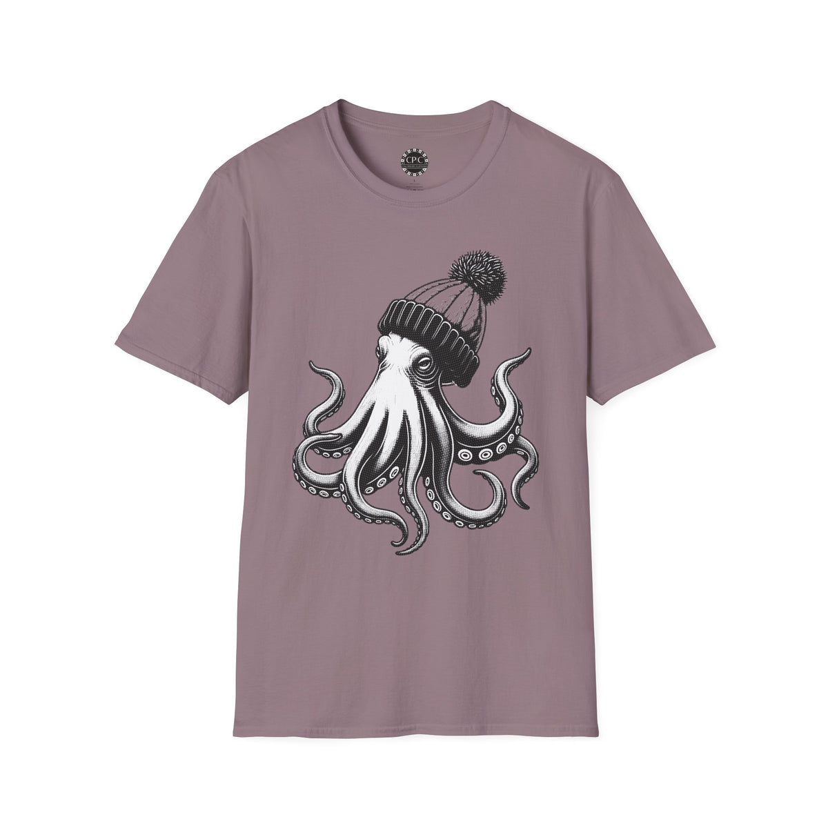 Pacific Works Collection - Hipster Octopus Graphic T-Shirt — CaliPride Clothing