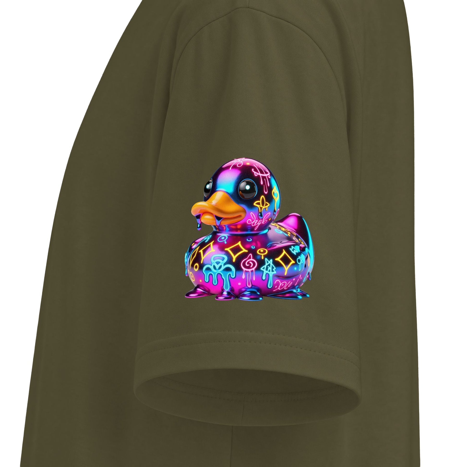 Urban Underground Collection - Neon Drip, Rub'a Ducky, Graphic 4-way T Shirt - CaliPride Clothing