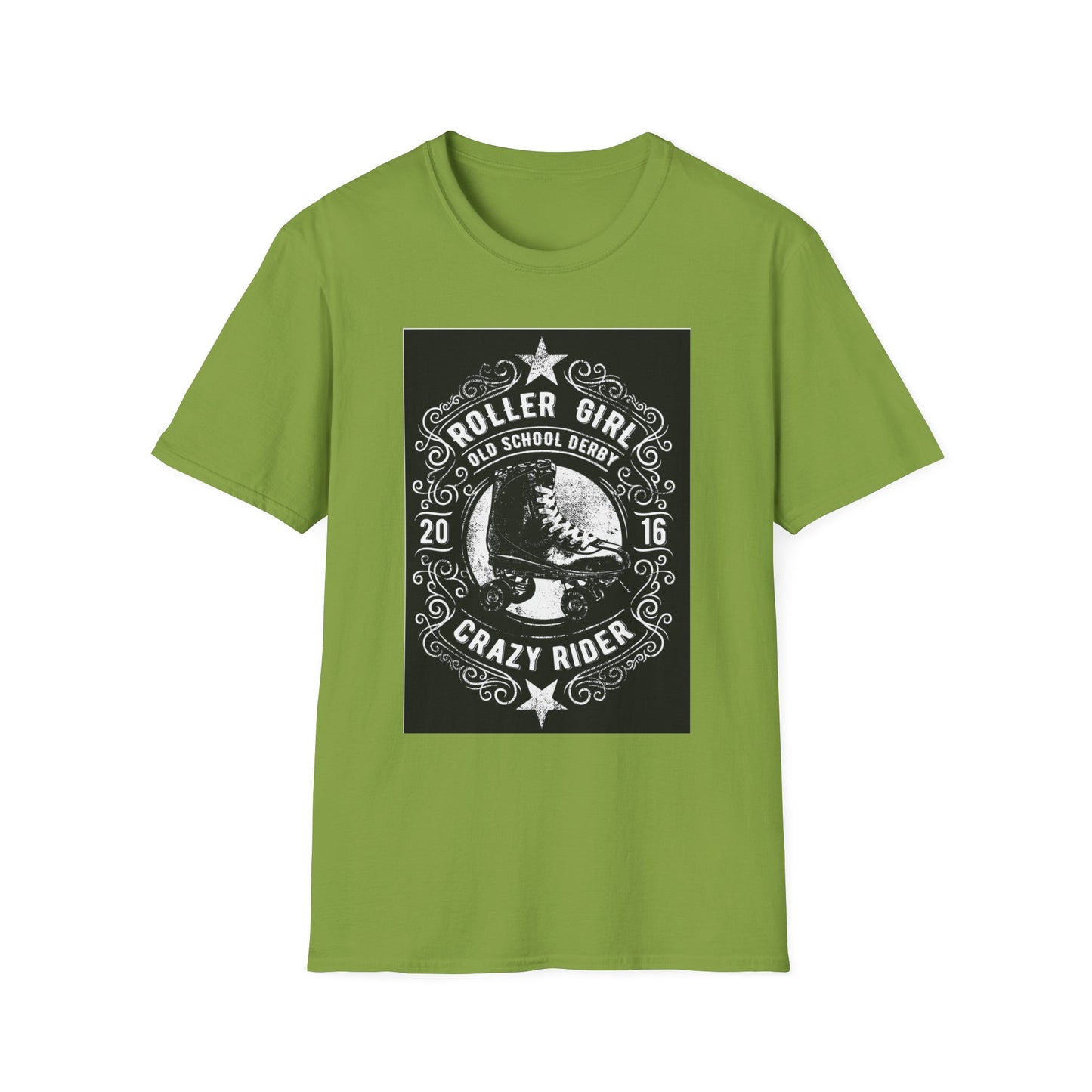 Roller Girl Crazy Rider T-shirt | Skate Derby Graphic