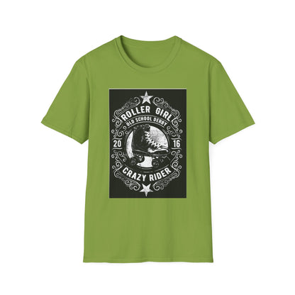 Roller Girl Crazy Rider T-shirt | Skate Derby Graphic