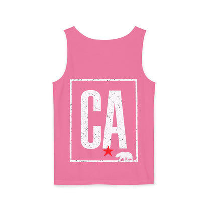 Surf & Beach Collection - CA State Bear, Tank Top | CaliPride Clothing