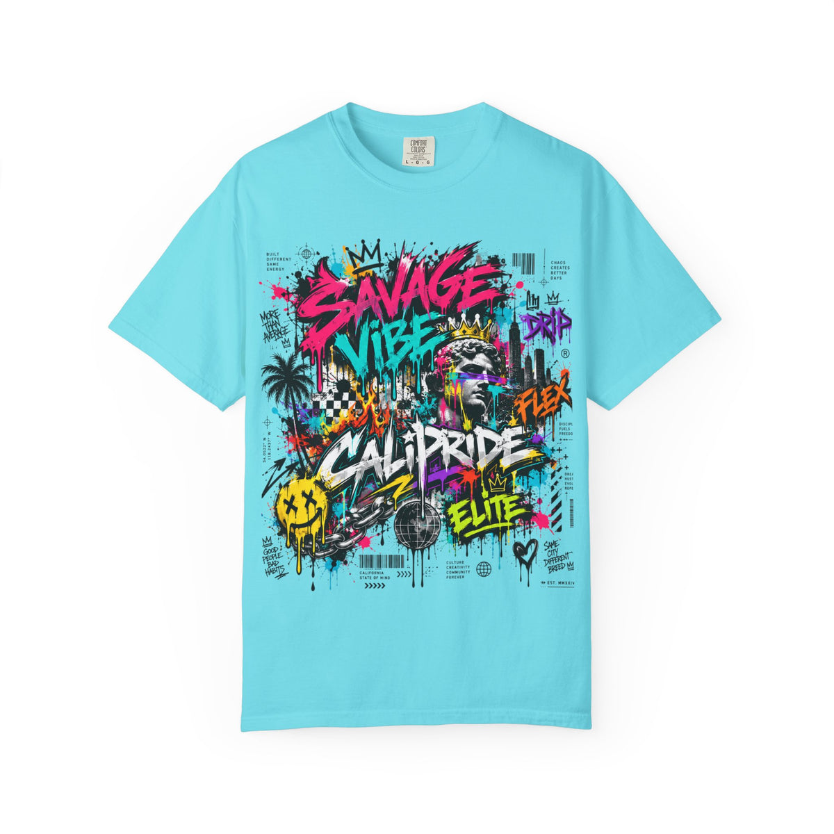 Urban Underground Collection - Savage Vibe, Old School Bang, Graphic T-Shirt - CaliPride Clothing