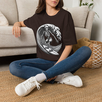 Surf & Beach Collection - Solo Swellen, Vintage Skeleton Graphic T-Shirt — CaliPride Clothing