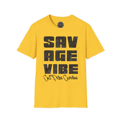 "Savage Vibe Graffiti Block" Series, Black & Grey logo — CaliPride Clothing