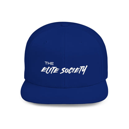 The Elite Collection - Elite Society, Flat Bill Snapback Hat, Embroidered - CaliPride Clothing