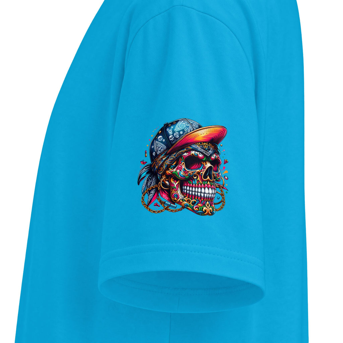 Urban Underground Collection - Neon Drip, Gangsta', Graphic 4-way T Shirt - CaliPride Clothing