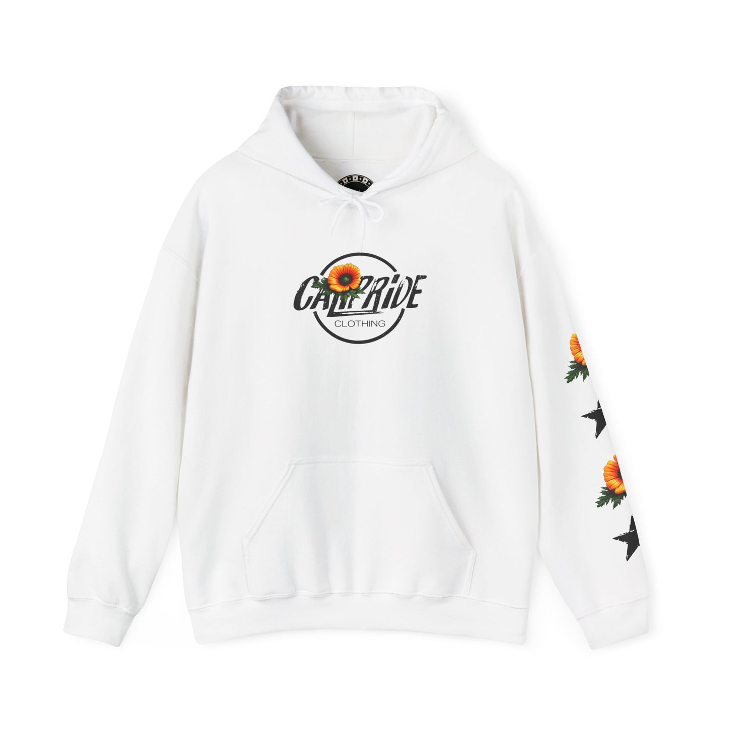 Pacific Coast Highway Hoodie & California Poppies | CaliPride Clothing