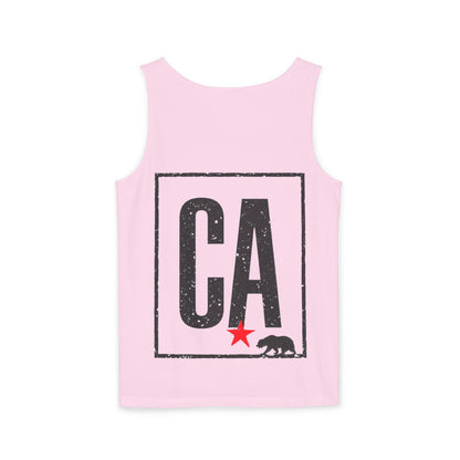 Surf & Beach Collection - CA State Bear, Tank Top | CaliPride Clothing