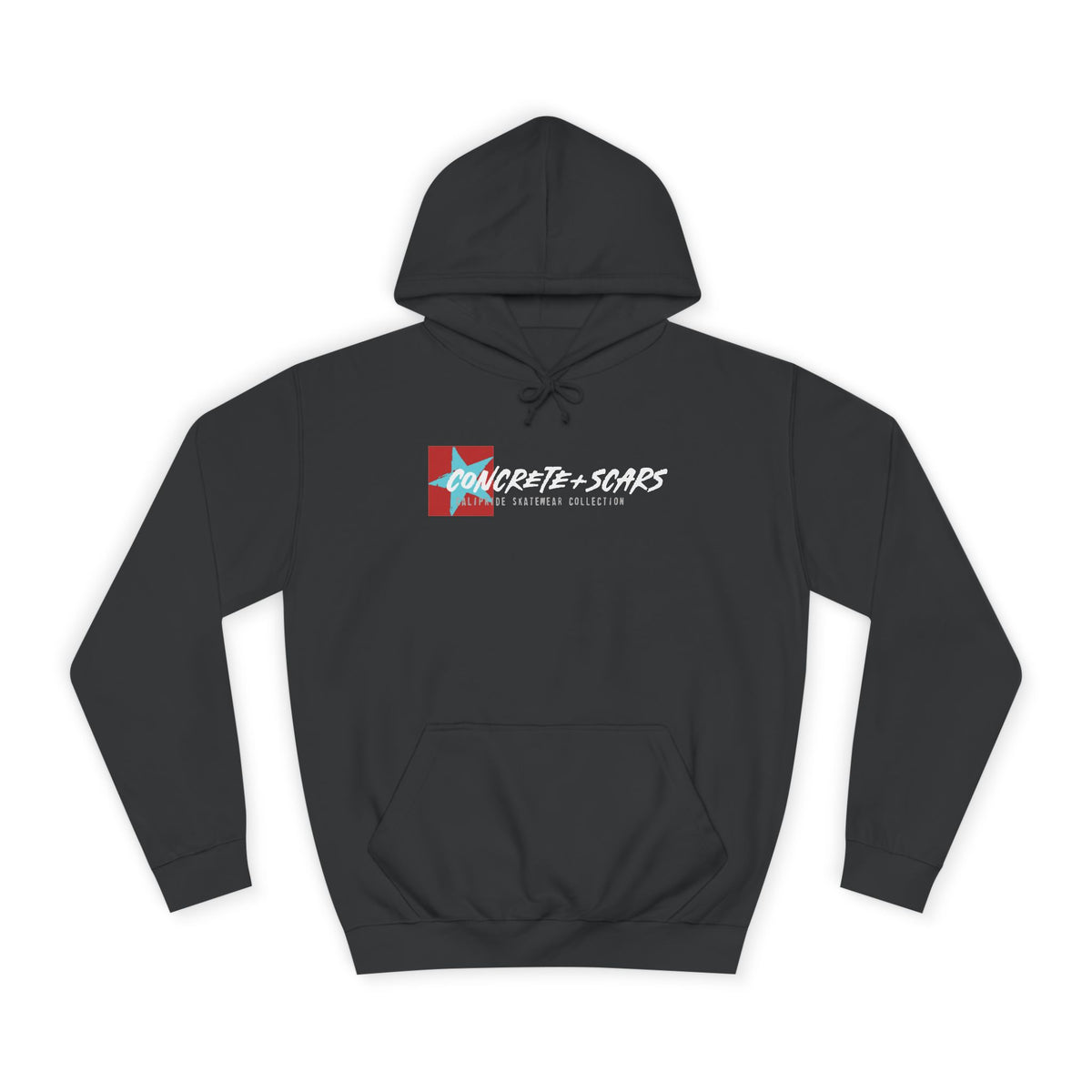 Concrete & Scars Skatewear Collection - C & S Signature Logo, Graphic Hoodie — CaliPride Clothing