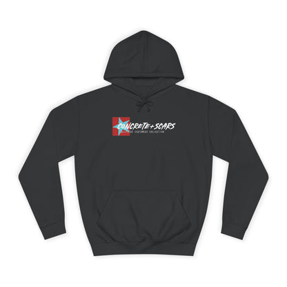 Concrete & Scars Skatewear Collection - C & S Signature Logo, Graphic Hoodie — CaliPride Clothing