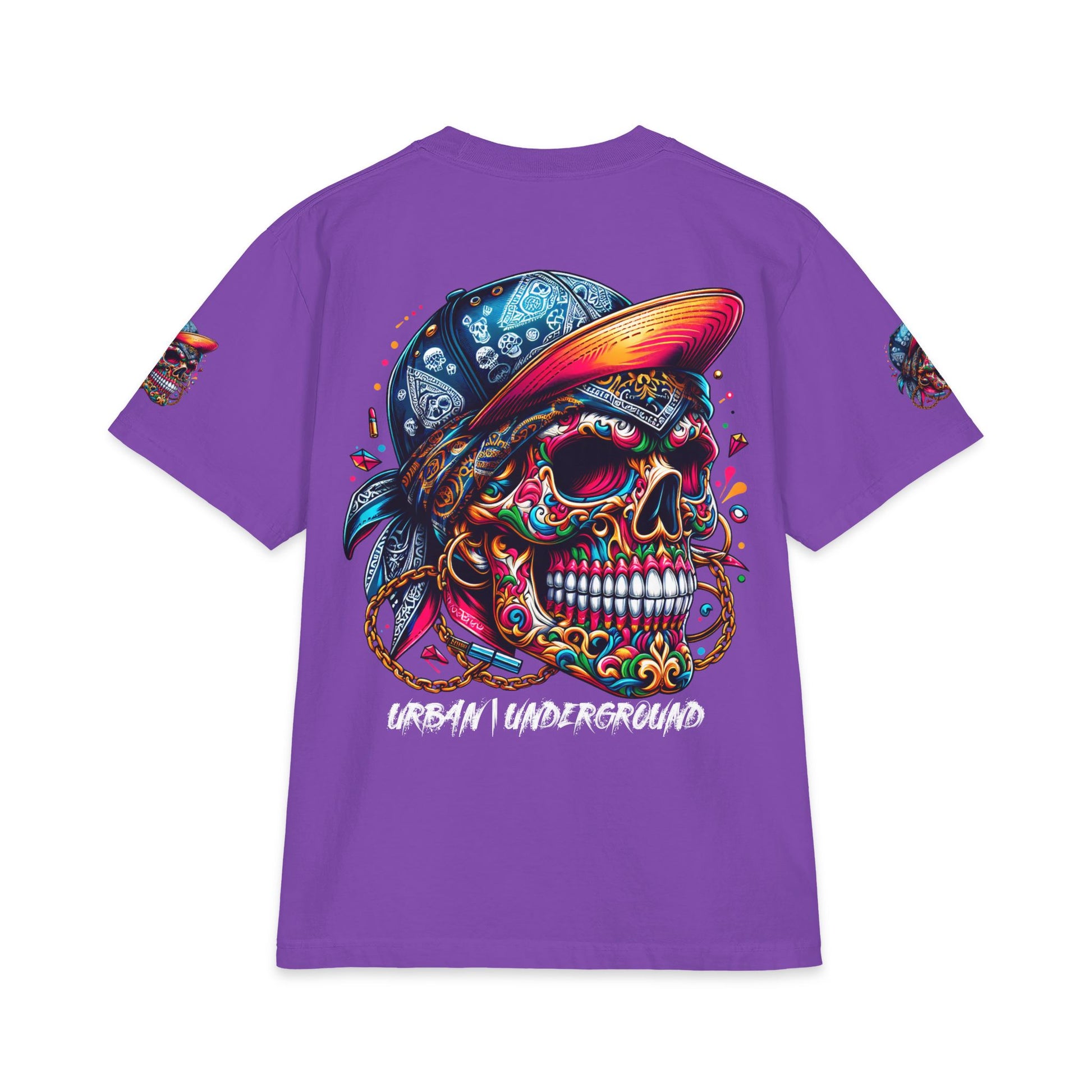 Urban Underground Collection - Neon Drip, Gangsta', Graphic 4-way T Shirt - CaliPride Clothing