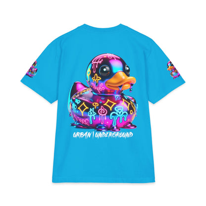Urban Underground Collection - Neon Drip, Rub'a Ducky, Graphic 4-way T Shirt - CaliPride Clothing
