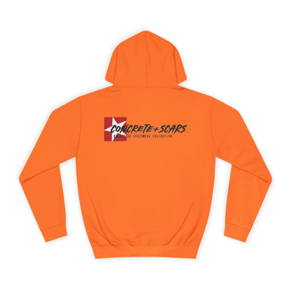 Concrete & Scars Skatewear Collection - C & S Signature Logo, Graphic Hoodie — CaliPride Clothing