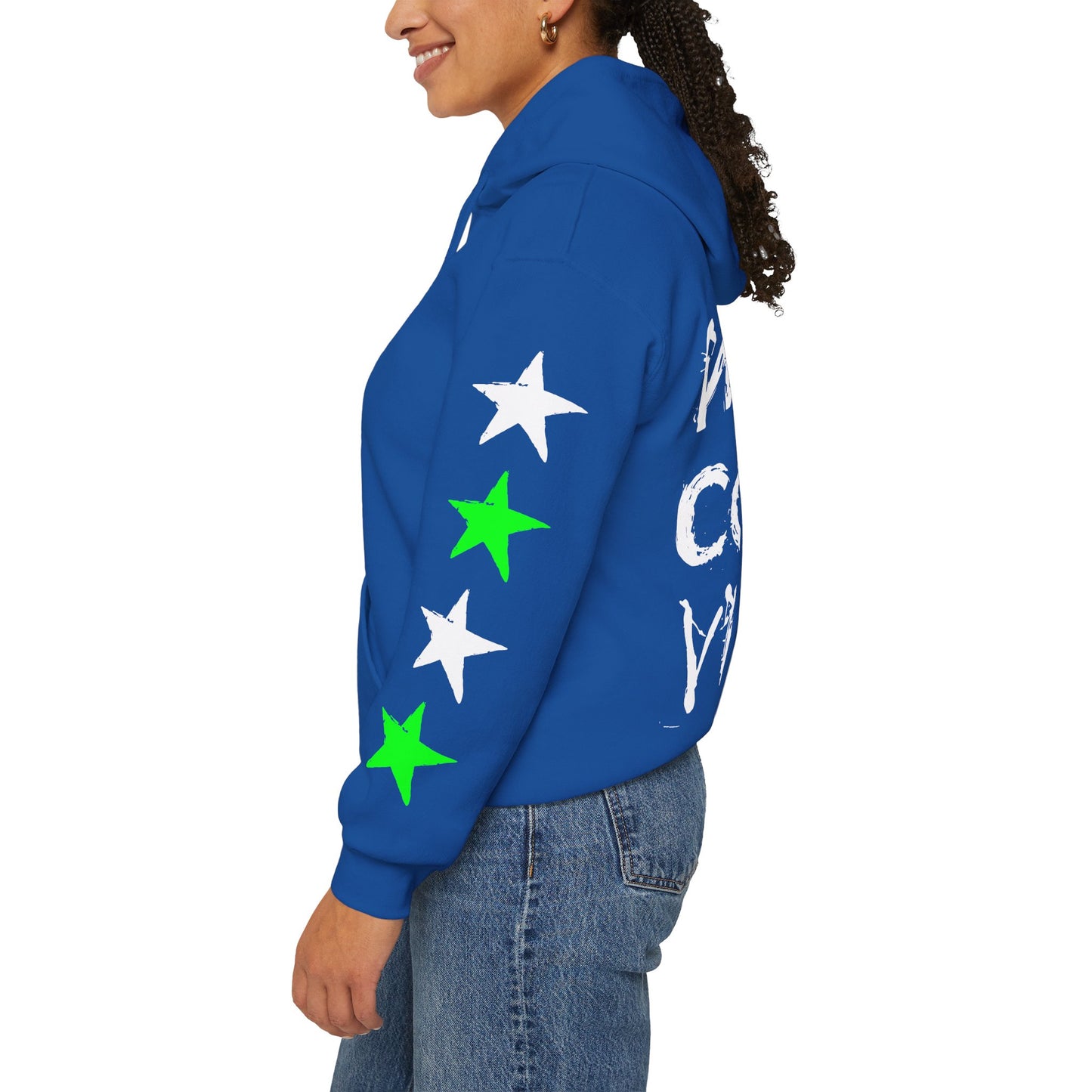 'West Coast Vibe' Graphic Hoodie w Stars - Multiple colors | CaliPride Clothing