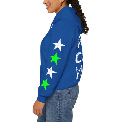 'West Coast Vibe' Graphic Hoodie w Stars - Multiple colors | CaliPride Clothing