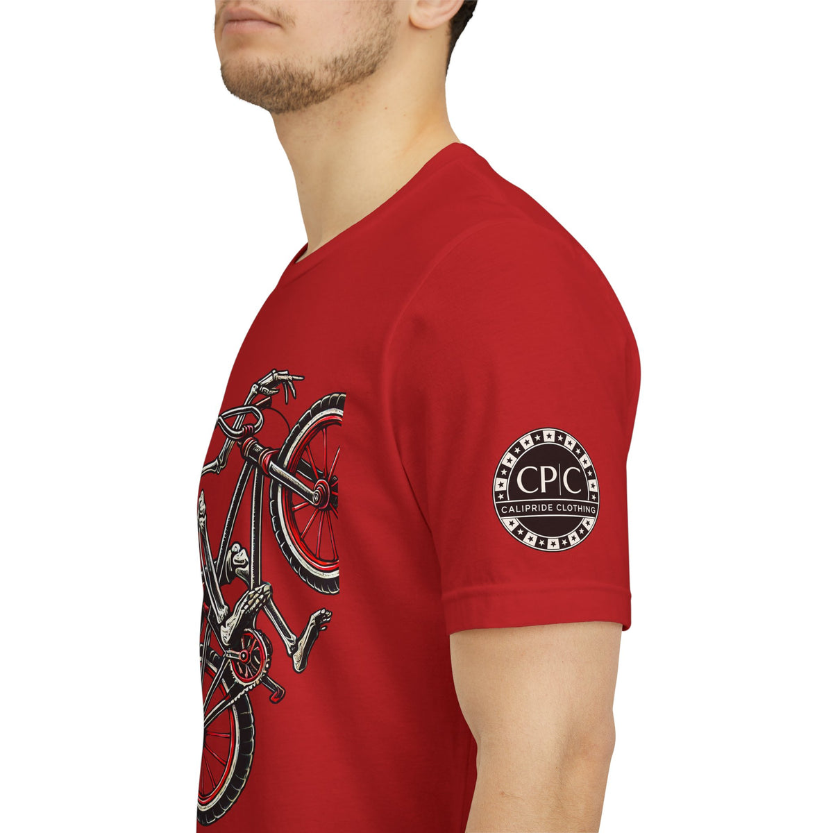 Skate & Surf Collection - Ride Til I Die, Skeleton Graphic T - Shirt - CaliPride Clothing