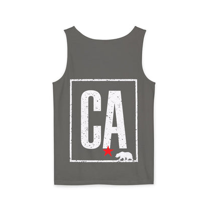 Surf & Beach Collection - CA State Bear, Tank Top | CaliPride Clothing