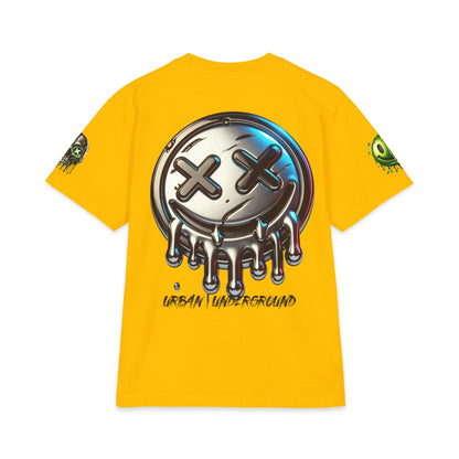 Urban Underground Collection - Neon Drip Drooly, Graphic 4-way T Shirt - CaliPride Clothing