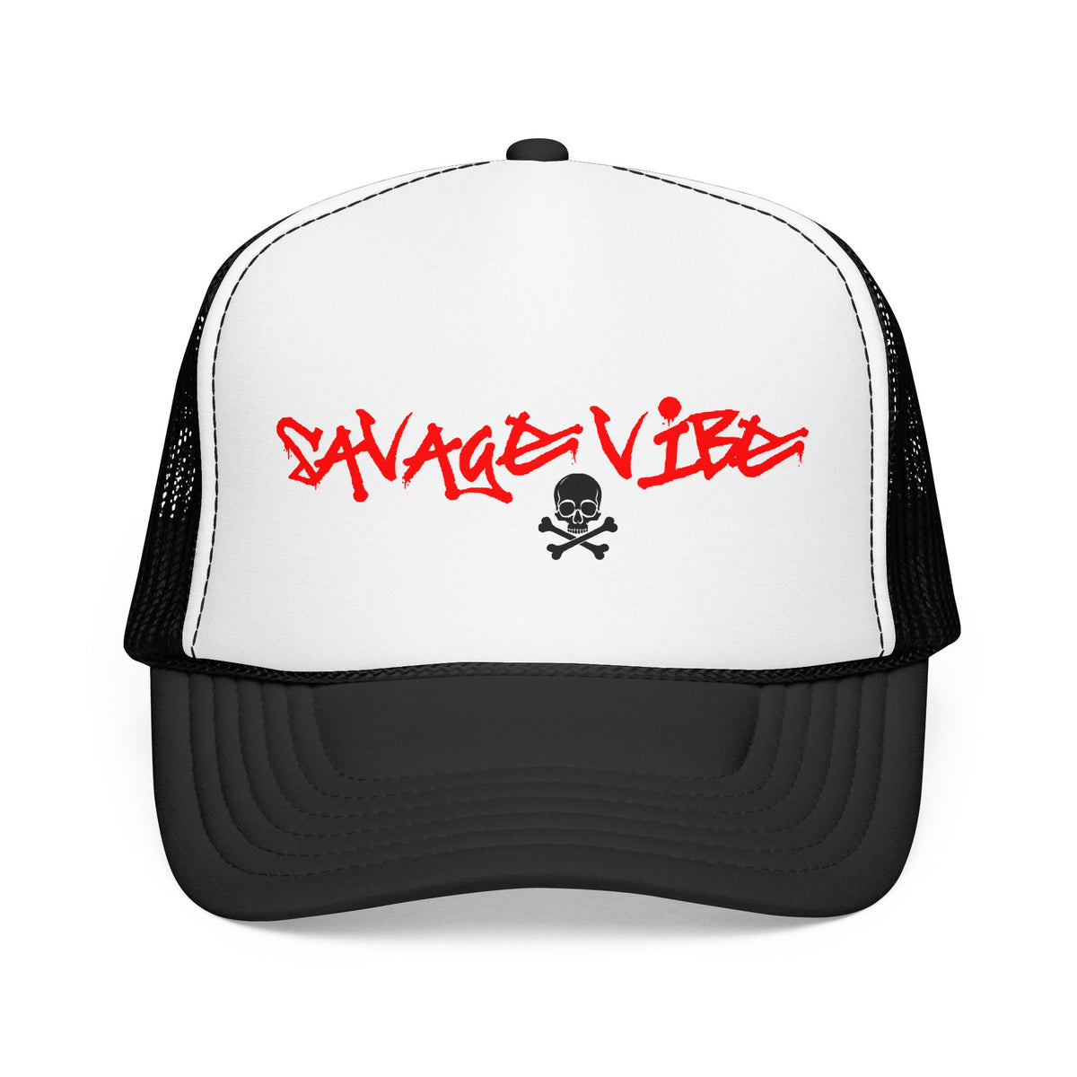 Urban Underground Collection - Savage Vibes, Trucker Hat - CailPride Clothing