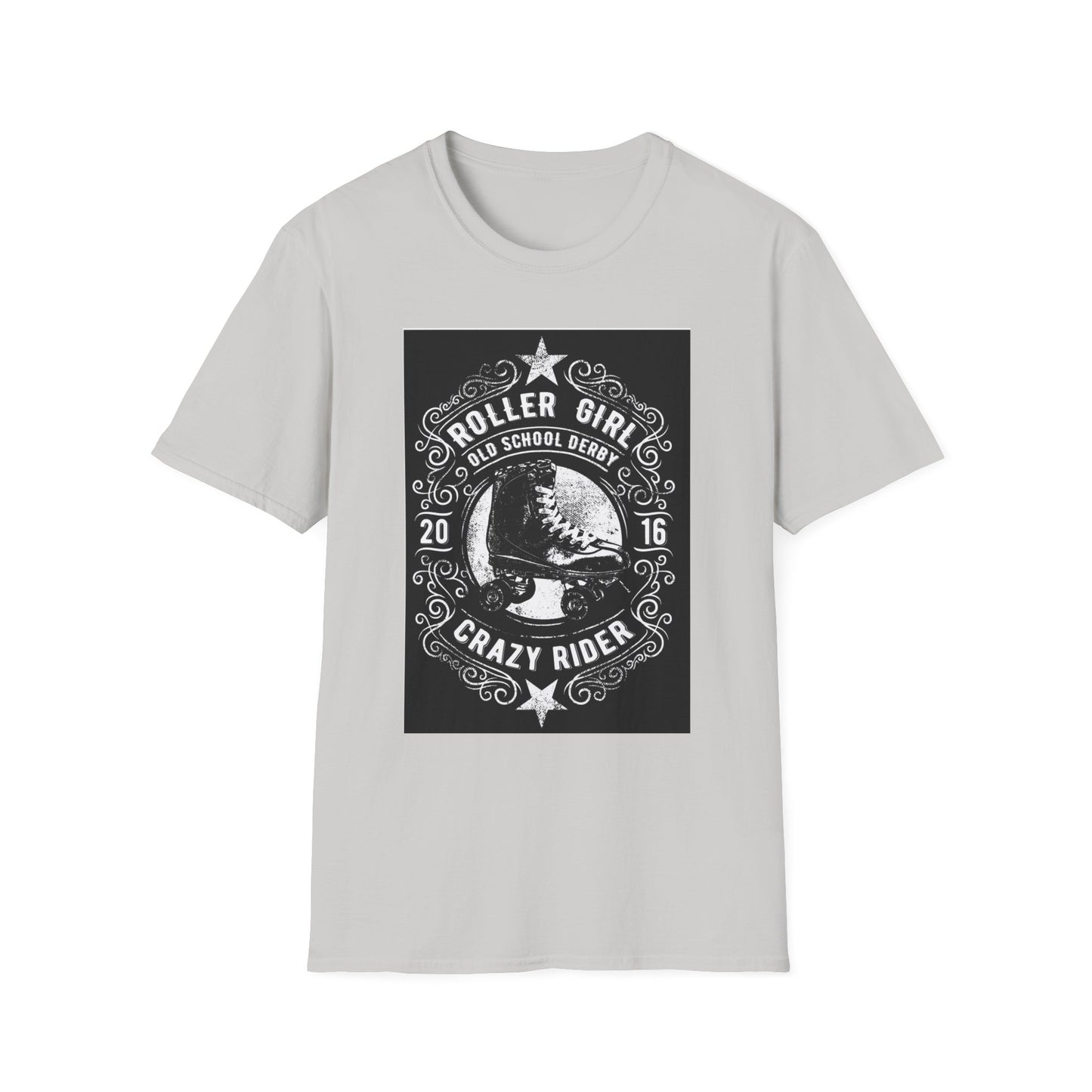 Roller Girl Crazy Rider T-shirt | Skate Derby Graphic