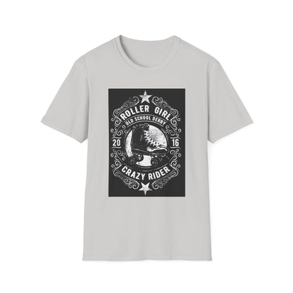 Roller Girl Crazy Rider T-shirt | Skate Derby Graphic