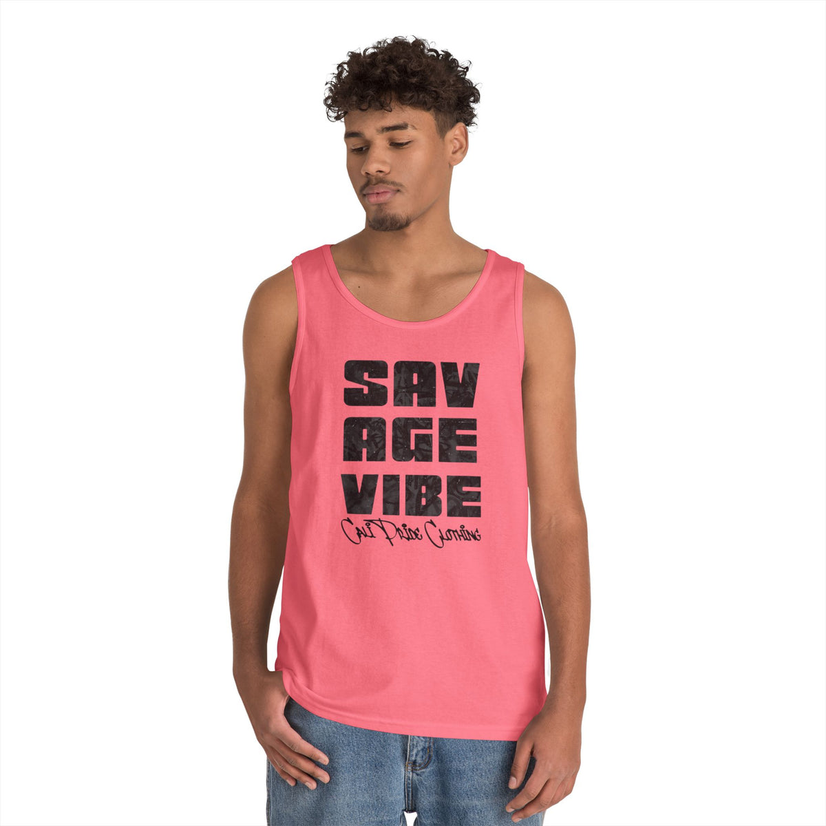Urban Underground Collection - Savage Vibe Graffiti Block series - Multicolor Tank Tops | CaliPride Clothing