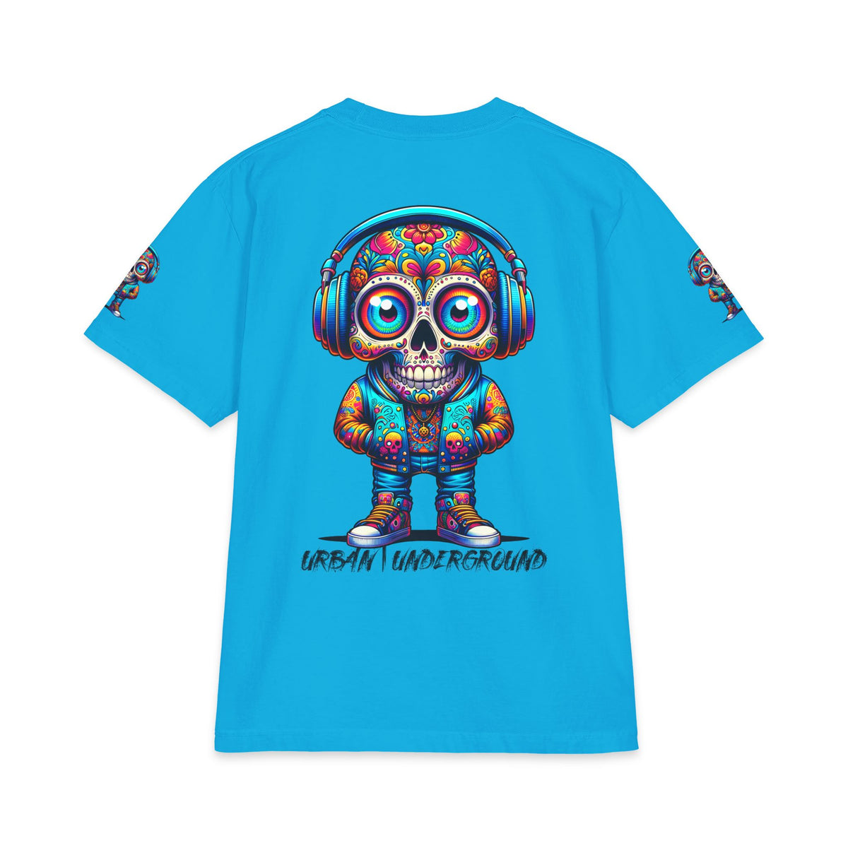 Urban Underground Collection - Neon Drip, Lil' Sugar, Graphic 4-way T Shirt - CaliPride Clothing
