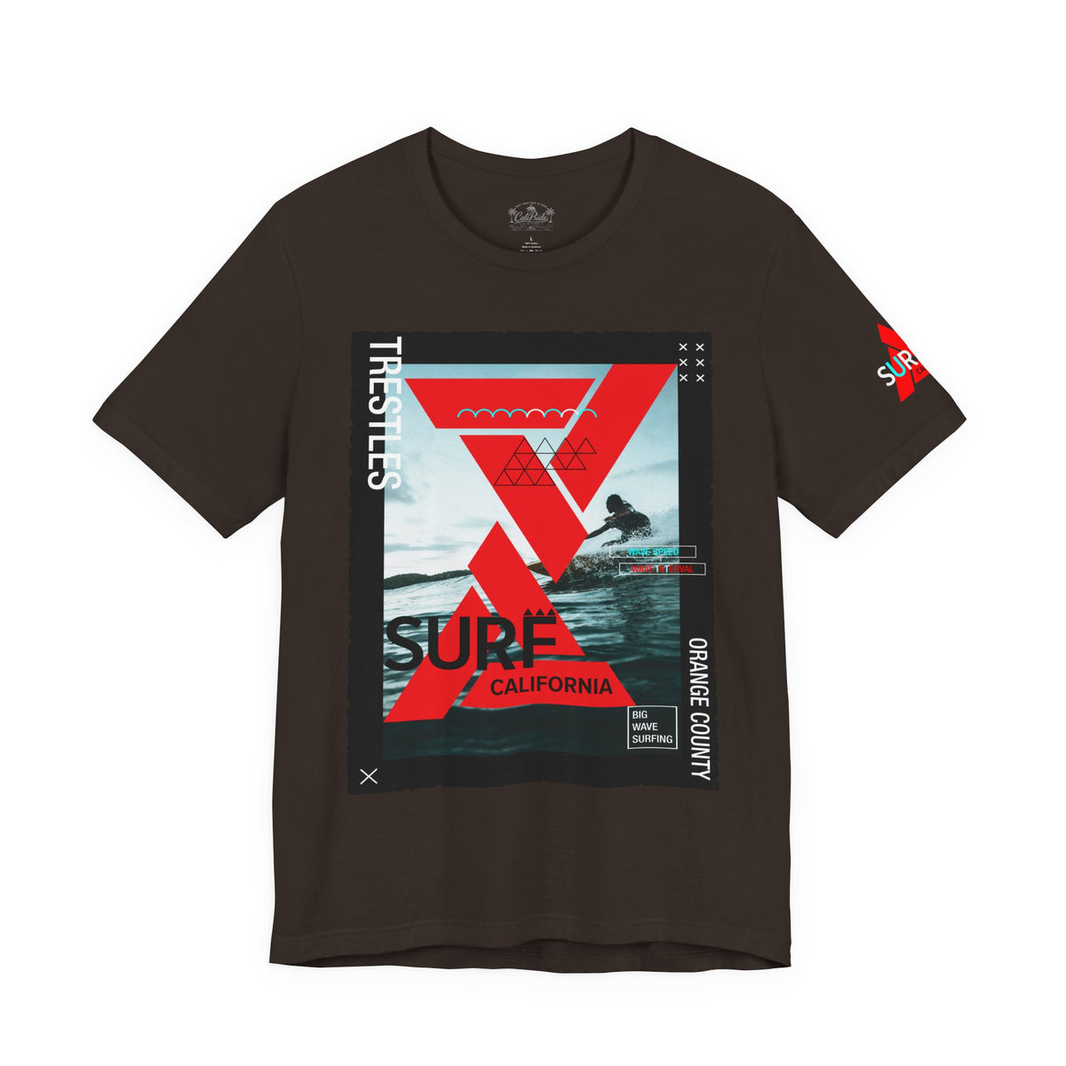 Surf & Beach Collection - Trestle Surf Beach, Graphic T-Shirt - CaliPride Clothing