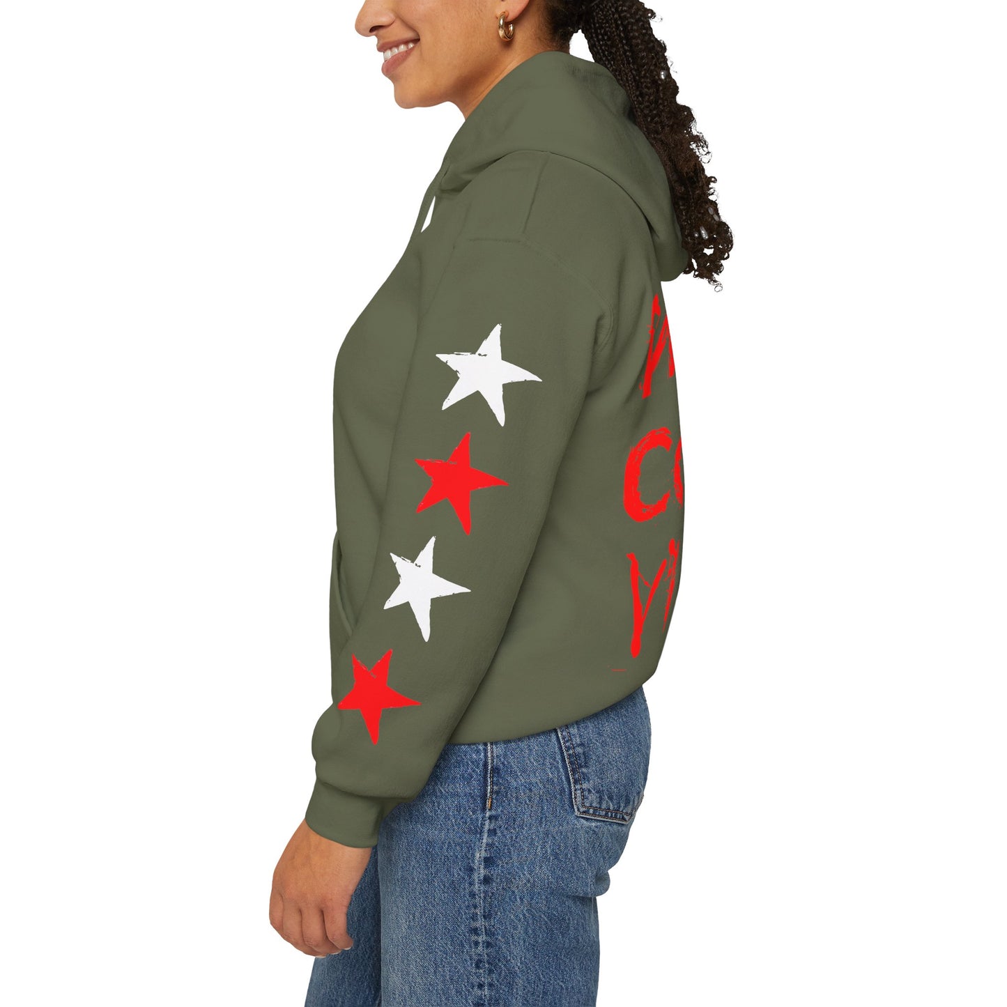 'West Coast Vibe' Graphic Hoodie w Stars - Multiple colors | CaliPride Clothing