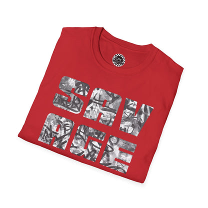 Urban Underground Collection | Savage Vibe Graffiti Block Series - Monochrome gray - CaliPride Clothing