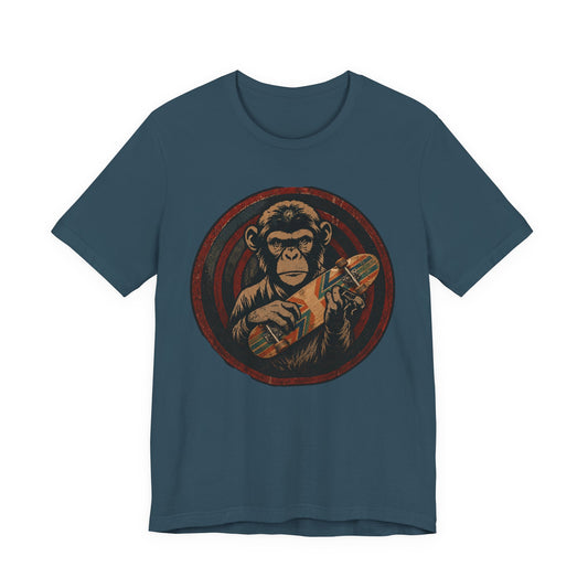 Skate & Surf Collection - Chimpin' Around, Graphic T-Shirt - CaliPride Clothing