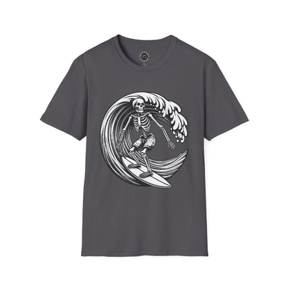 Surf & Beach Collection - Solo Swellen, Vintage Skeleton Graphic T-Shirt — CaliPride Clothing