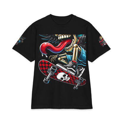 Urban Underground Collection - Neon Drip, Tongue Out, Graphic 4-way T Shirt - CaliPride Clothing