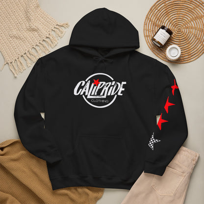 'West Coast Vibe' Graphic Hoodie w Stars - Multiple colors | CaliPride Clothing