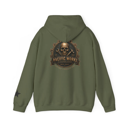 Pacific Works Collection — Signature Logo, Graphic Hoodie - CaliPride Clothing