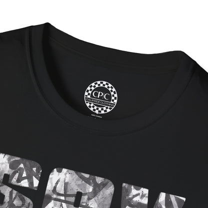 Savage Vibe Graffiti Block, Monochrome gray - CaliPride Clothing