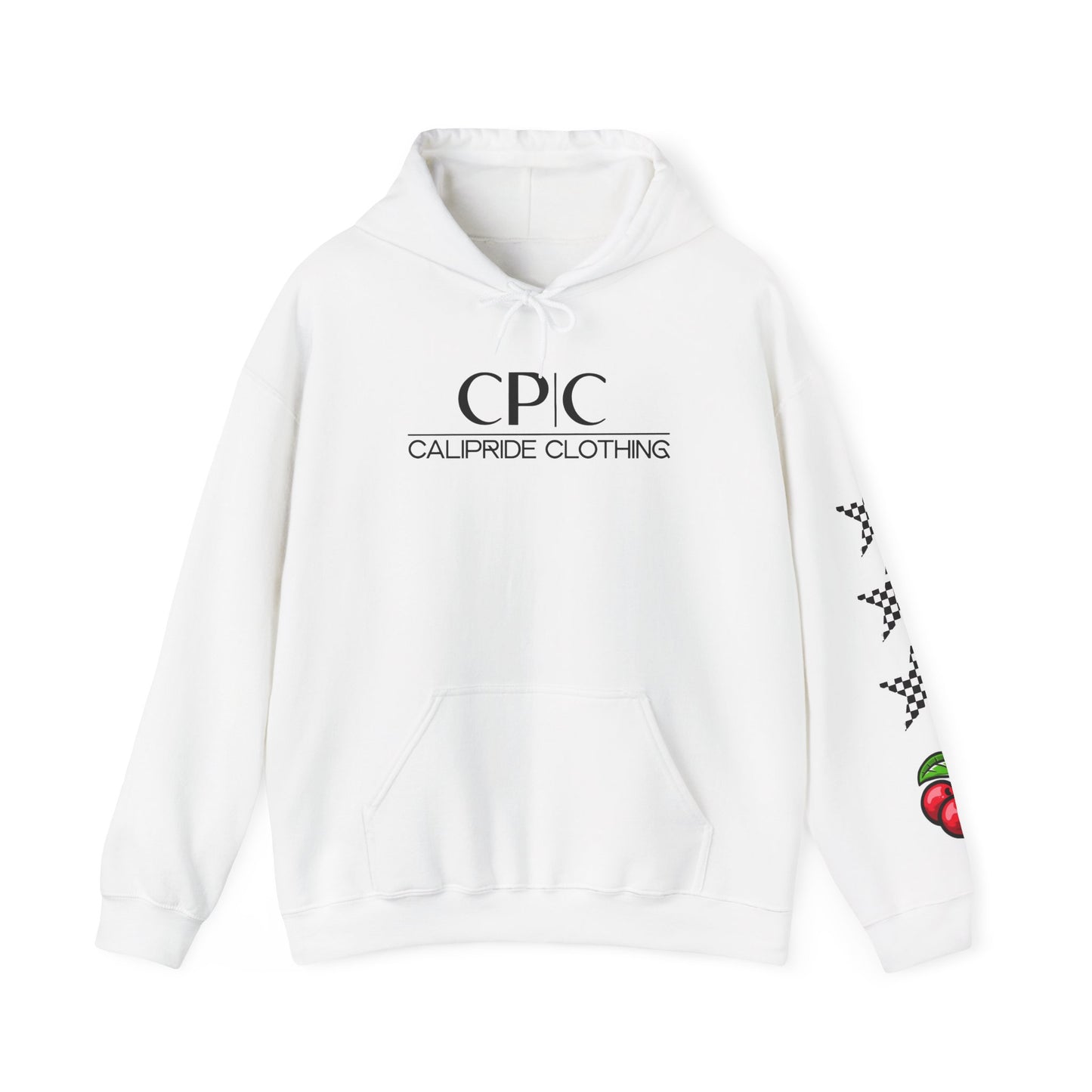 Cherries, Checkers, & Stars Graphic Hoodie | CaliPride Clothing