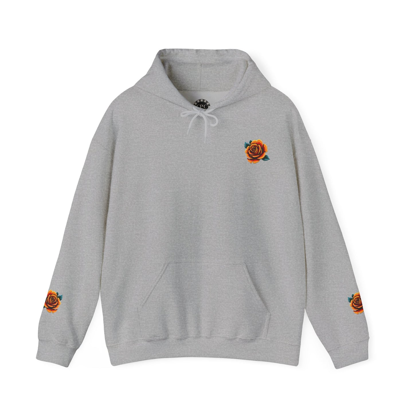 Urban Underground Collection | West Coast State of Mind - Floral & Turquoise Sugar Skull Hoodie | CaliPride Clothing