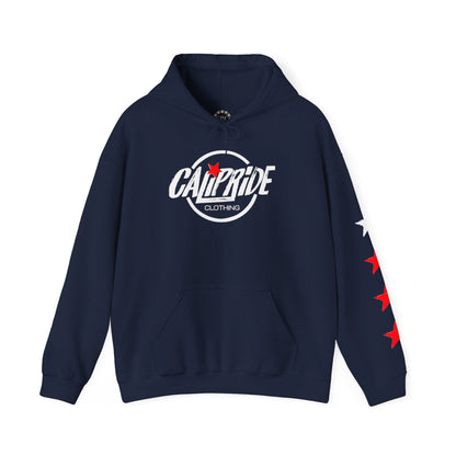 Skate & Surf Collection - Checkered Star Emblem Hoodie, multiple colors | CaliPride Clothing