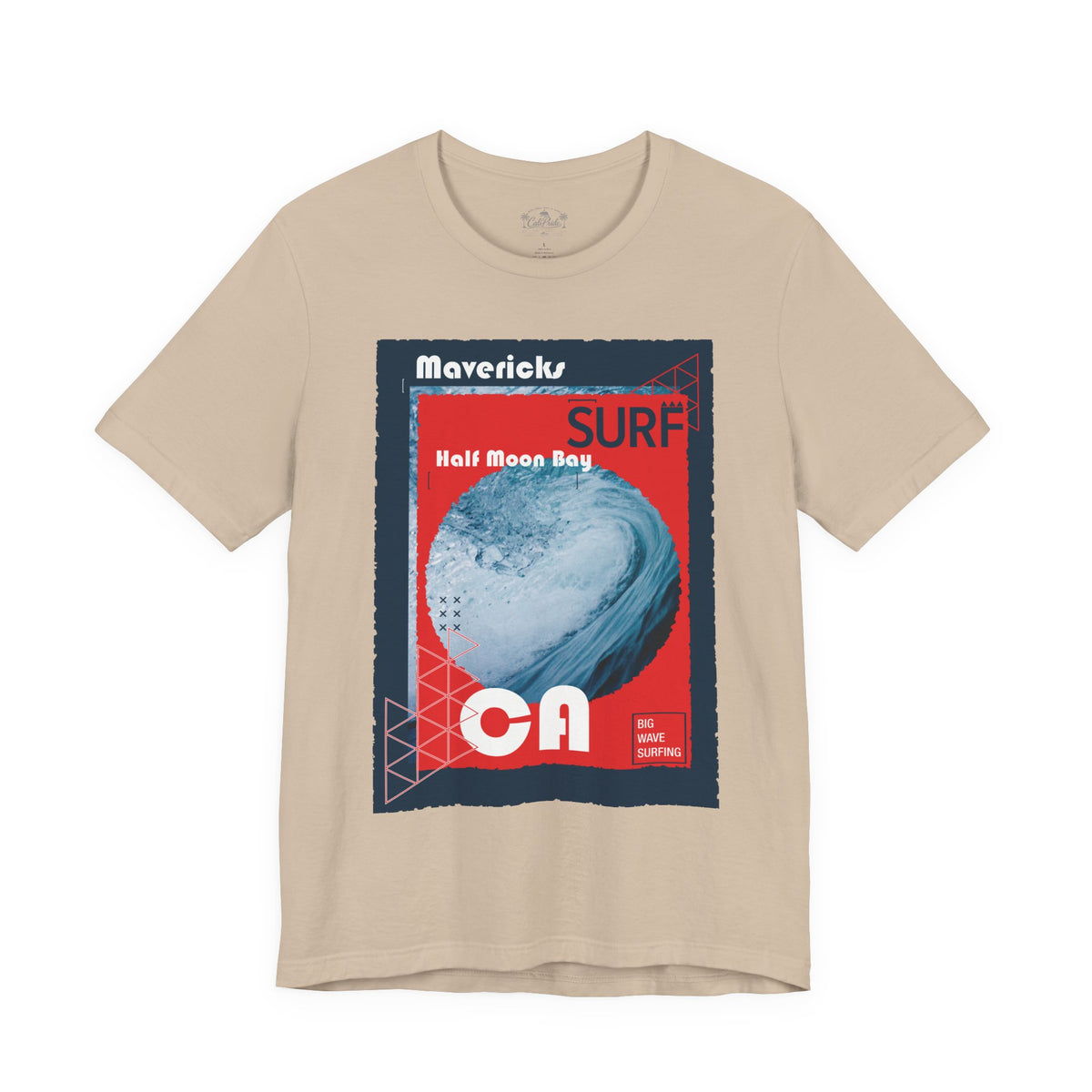 Surf & Beach Collection - Mavericks in Half Moon Bay, Graphic T-Shirt - CaliPride Clothing